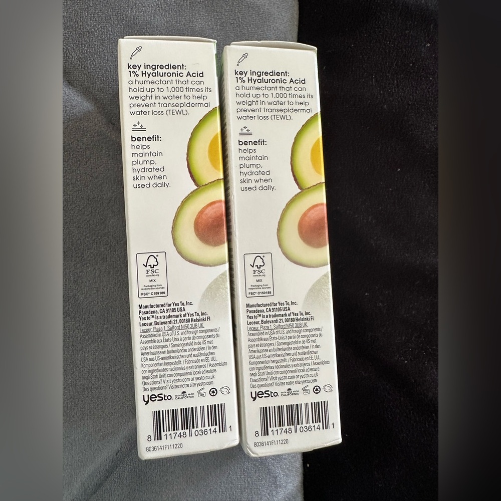 Yesto avocado fragrance free hyaluronic acid serum 1% to hydrate 28ml/0.95fl oz - Picture 4 of 6